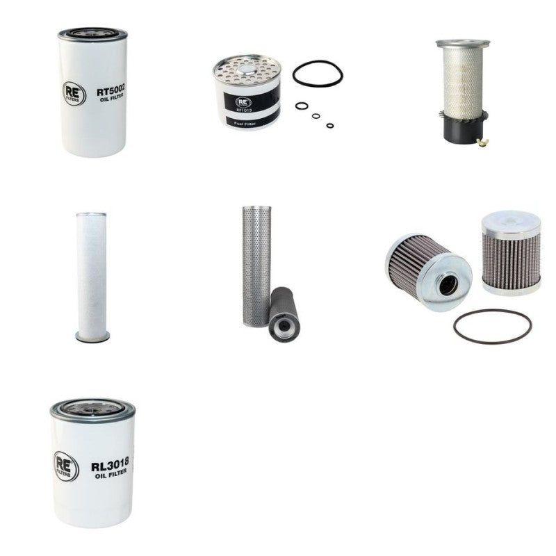 JCB 4CN Filter Service Kit with Perkins AC50383/50290 Engine Serial No 337001-399999
