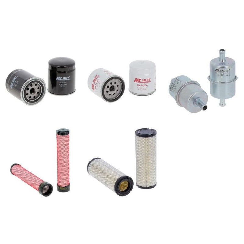 Jcb 403 Engine Filter Kit with Kubota V 1505-EU33 engine 2017-