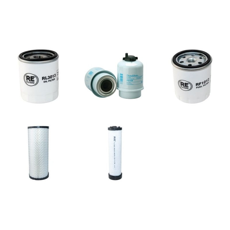 JCB 406P Filter Service Kit Air Oil Fuel Filters with Deutz D2011L04I Engine Year 2008-