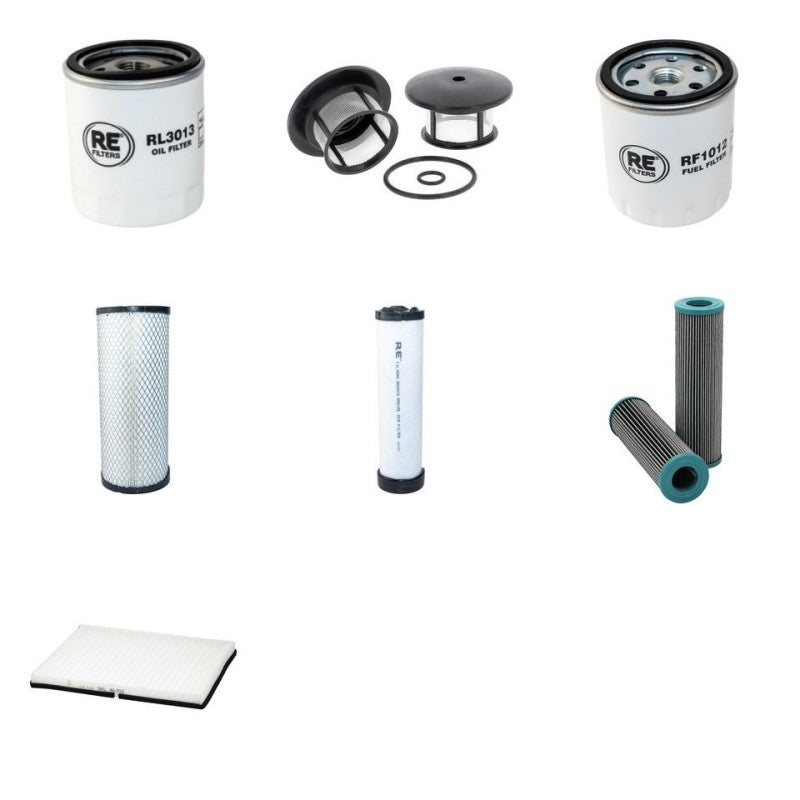 JCB 406P Filter Service Kit with Deutz F4L1/2011 Engine Year 2007-