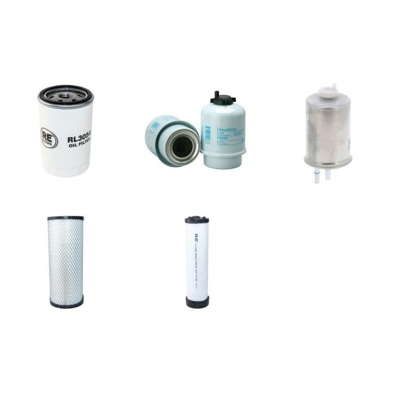 JCB 406T4 Filter Service Kit Air Oil Fuel Filters with Kohler KDI2304M24 Engine Year 2014