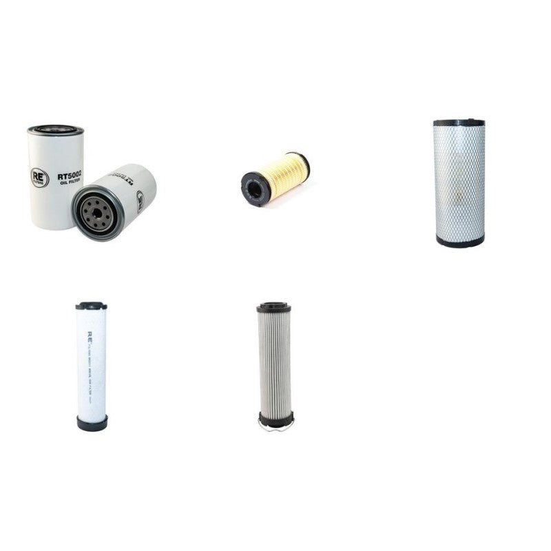 JCB 407ZX Filter Service Kit with Perkins 1104C Engine 2006-