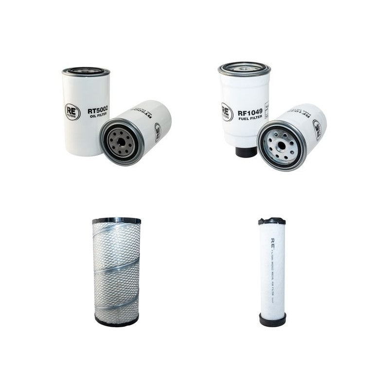 Jcb 410BZX, 411B ZX Filter Service Kit - Air, Oil, Fuel Filters