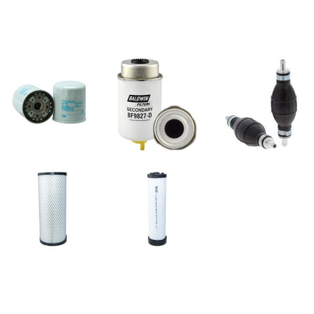 JCB 51R-1 T3 Filter Service Kit Air Oil Fuel Filters with Perkins / 404D-22 / 12.2020 Engine