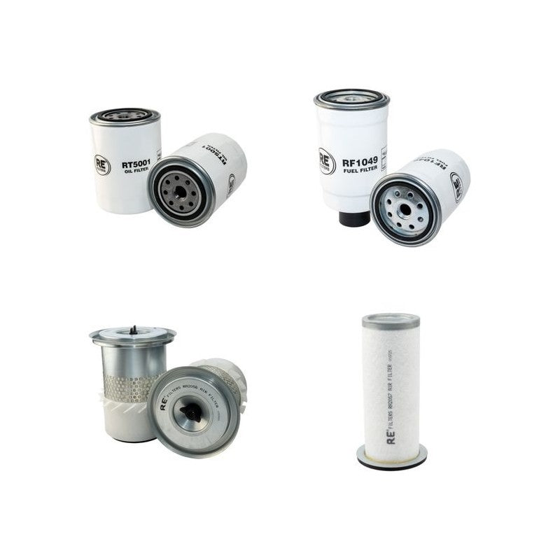JCB 520-50 Filter Service Kit with Perkins Engine Air, Oil, Fuel Filters Year -1998