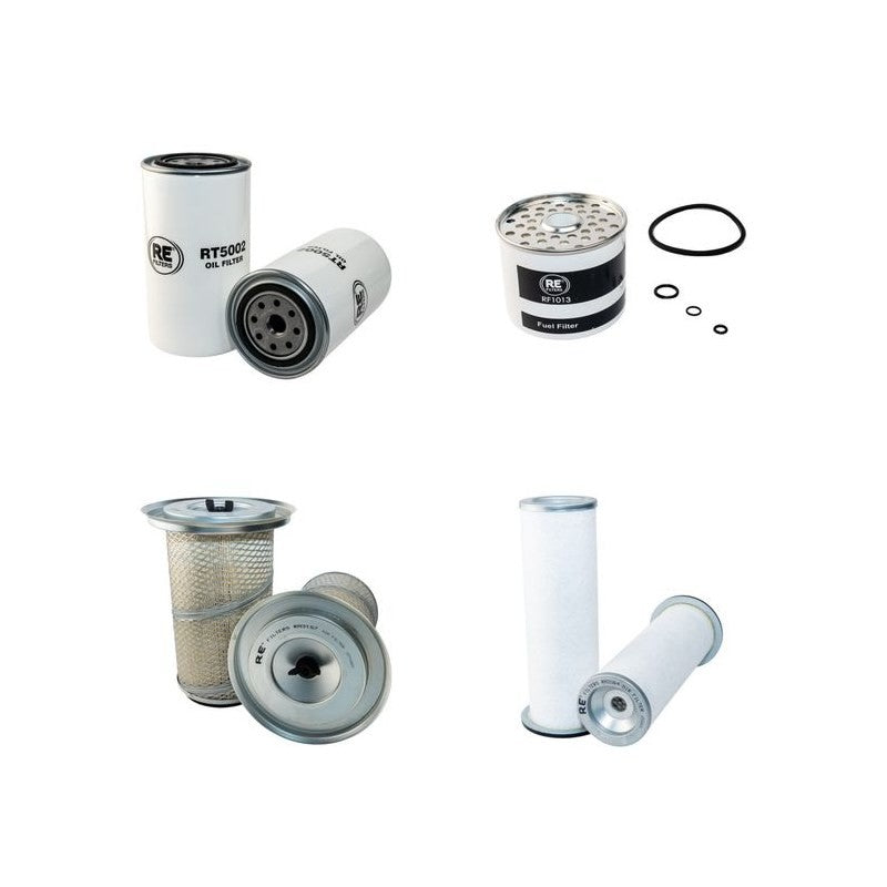JCB 525-58 Filter Service Kit - Turbo Engine - Air, Oil, Fuel Filters