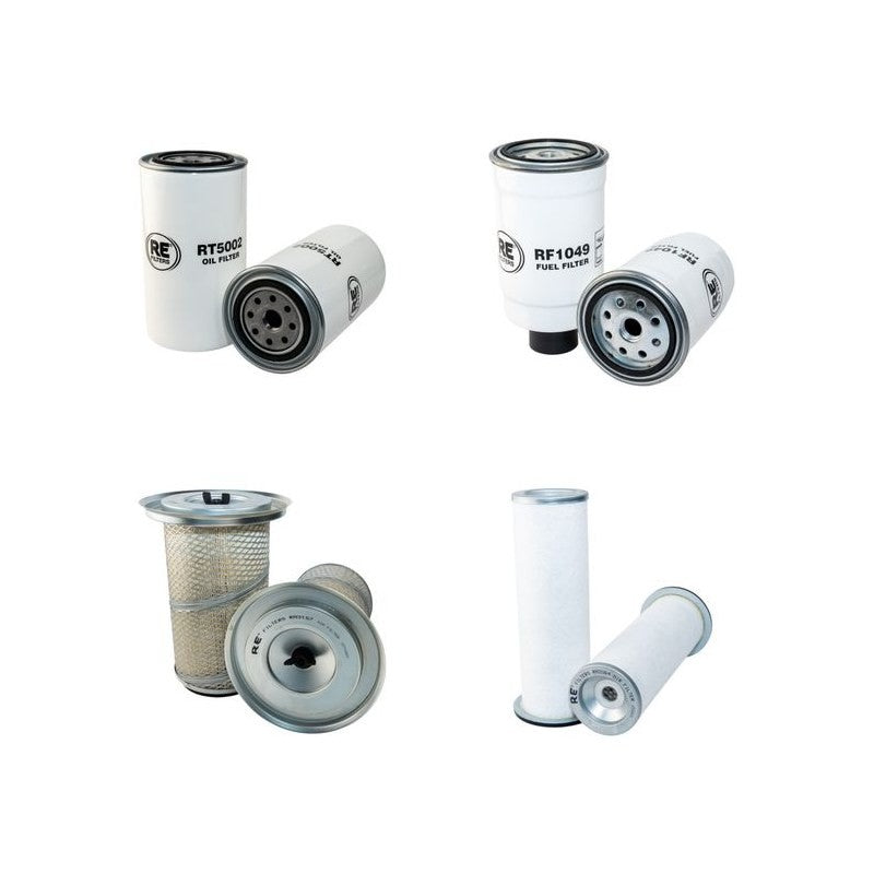 JCB 530-67 Filter Service Kit - Turbo Engine - Air, Oil, Fuel Filters