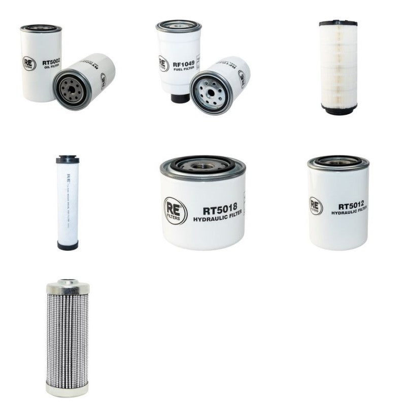 JCB 530-70 Filter Service Kit with Perkins 1004-40T Engine