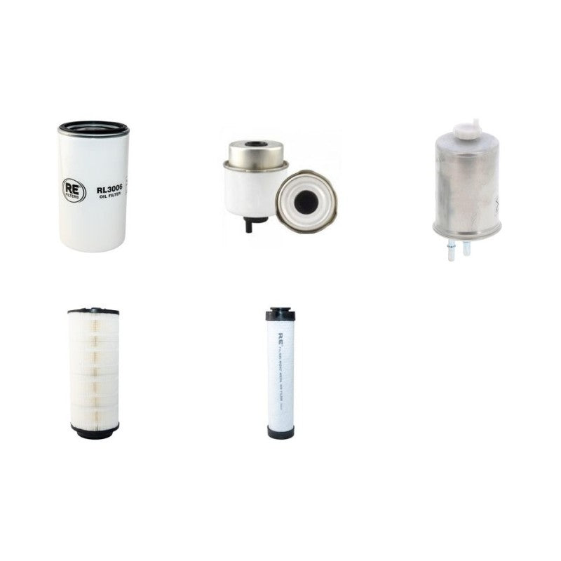 JCB 535-140 Filter Service Kit Air Oil Fuel Filters with JCB TC63TierIII Engine Year 2007-