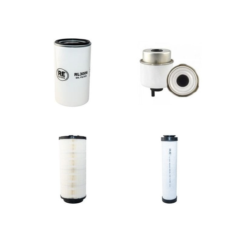 JCB 535-140 Filter Service Kit Air Oil Fuel Filters with JCB TCA74 Engine Year 2010-