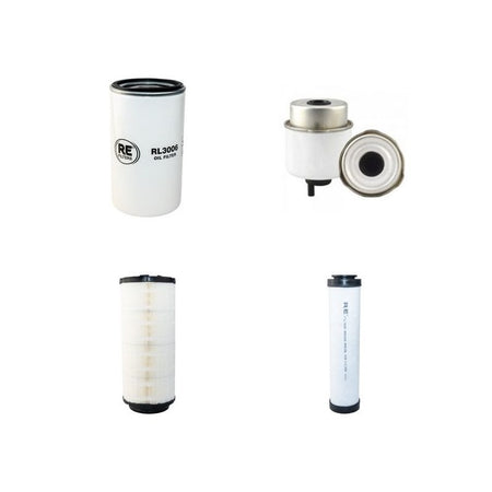JCB 535-140 Filter Service Kit Air Oil Fuel Filters with JCB TCA74 Engine Year 2010-