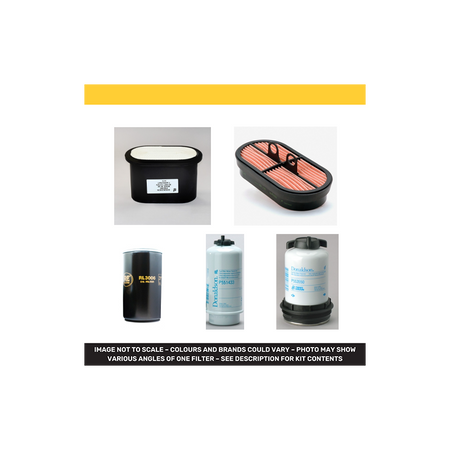 JCB 540-170 Filter Service Kit Air Oil Fuel Filters with JCB 444TA4I81L1 Engine Year 2015 T4I/IIIB