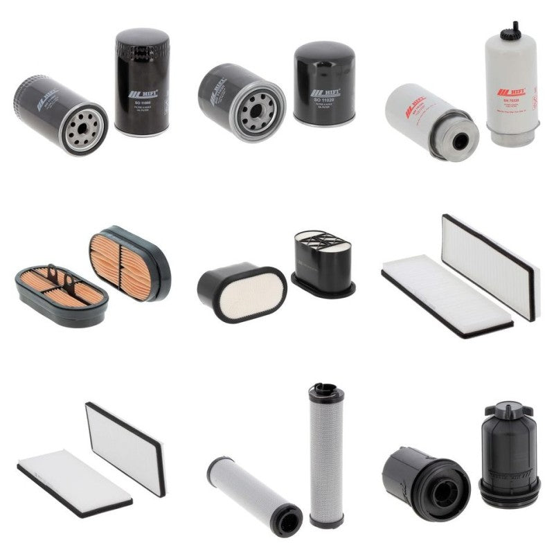 Jcb 540-170 Filter Kit with Jcb 444TA4I81L1 engine 2015-