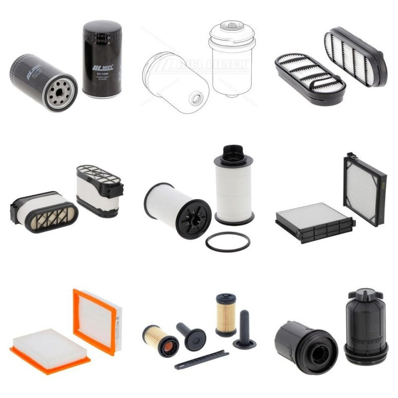Jcb 560-80 AGRI Filter Kit with Jcb 448-TA5 Dieselmax engine 2023-