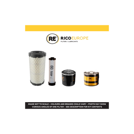 JCB 8008 Micro Mini Digger Filter Service Kit Air, Oil, Fuel Filters