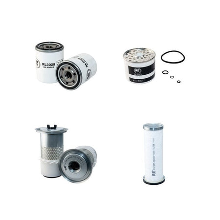 JCB 801 Filter Service Kit with Perkins 103/10 Engine Air, Oil, Fuel Filters