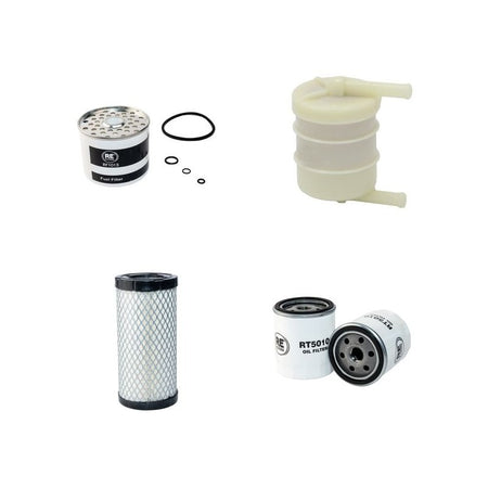JCB 8010CTS Filter Service Kit with Perkins 403D Engine Air, Oil, Fuel Filters