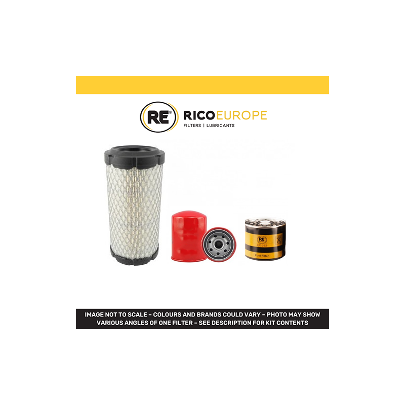 JCB 8014, 8015, 8016, 8017, 8018 Filter Kit Air, Oil, Fuel Perkins 103.10 Engine