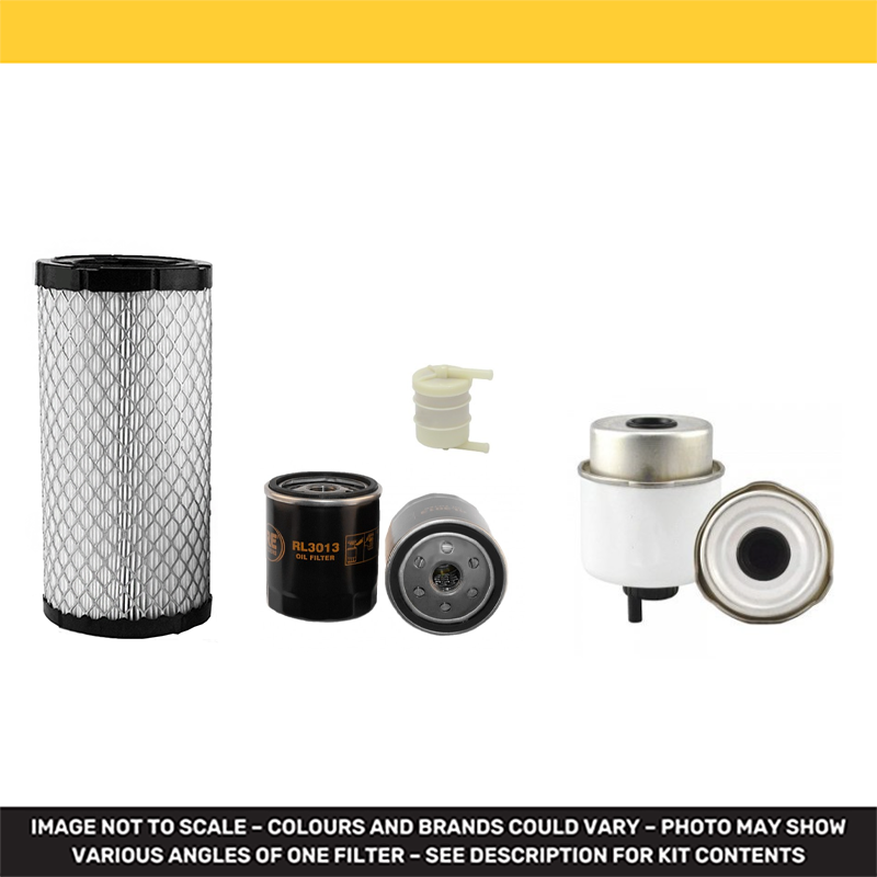 JCB 8018CTS Filter Service Kit with Perkins 403D11 Engine Air, Oil, Fuel Filters
