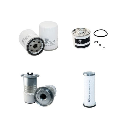 JCB 802 Super Filter Service Kit with Perkins 103.15 Engine Air, Oil, Fuel Filters
