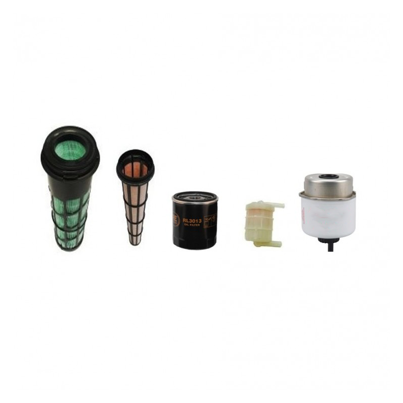 JCB 8025(ZTS) Filter Service Kit with Perkins 403D-15 Engine Air, Oil, Fuel Filters