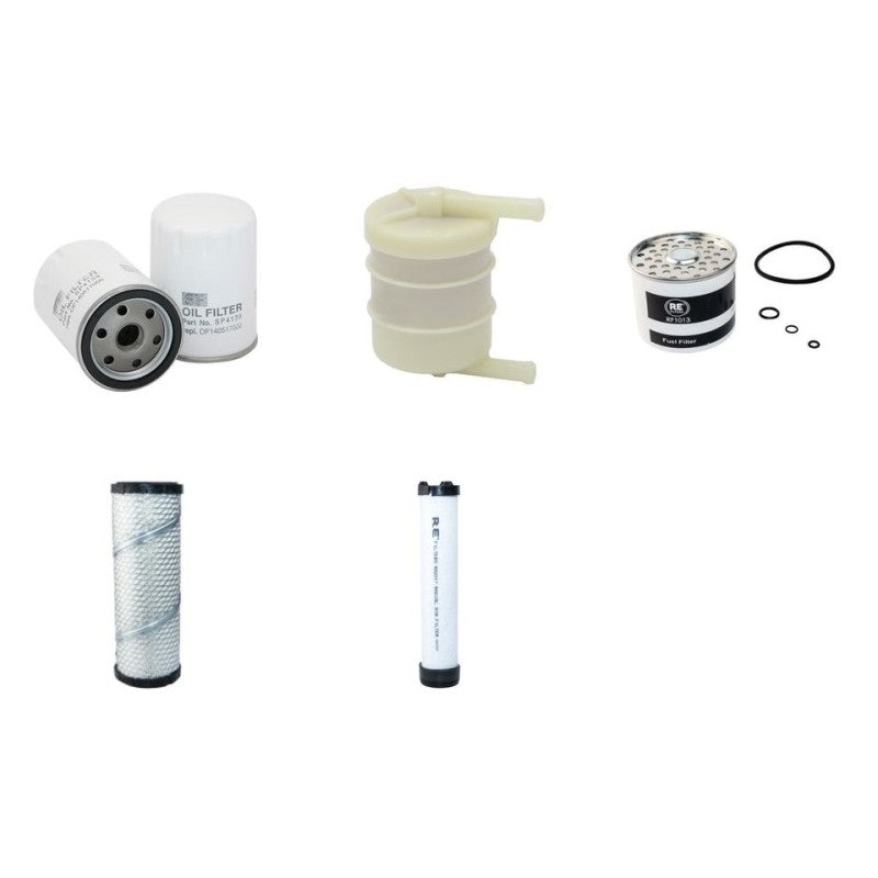 JCB 8027 Z / ZTS Filter Service Kit Air, Oil, Fuel Filters