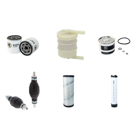 JCB 8027ZTS Filter Service Kit with Perkins HL50837U Engine Year 2003-