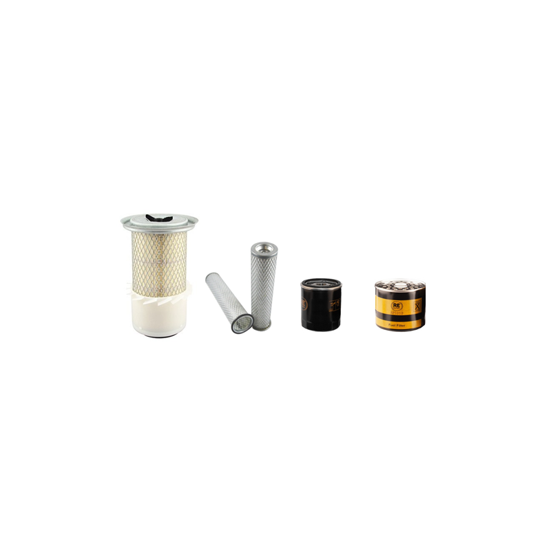 JCB 804 (Super) Filter Service Kit Air Oil Fuel Filters with Perkins 103.15 Engine Year 98-