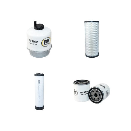 JCB 8040ZTS Filter Service Kit Air Oil Fuel Filters with JCB Engine