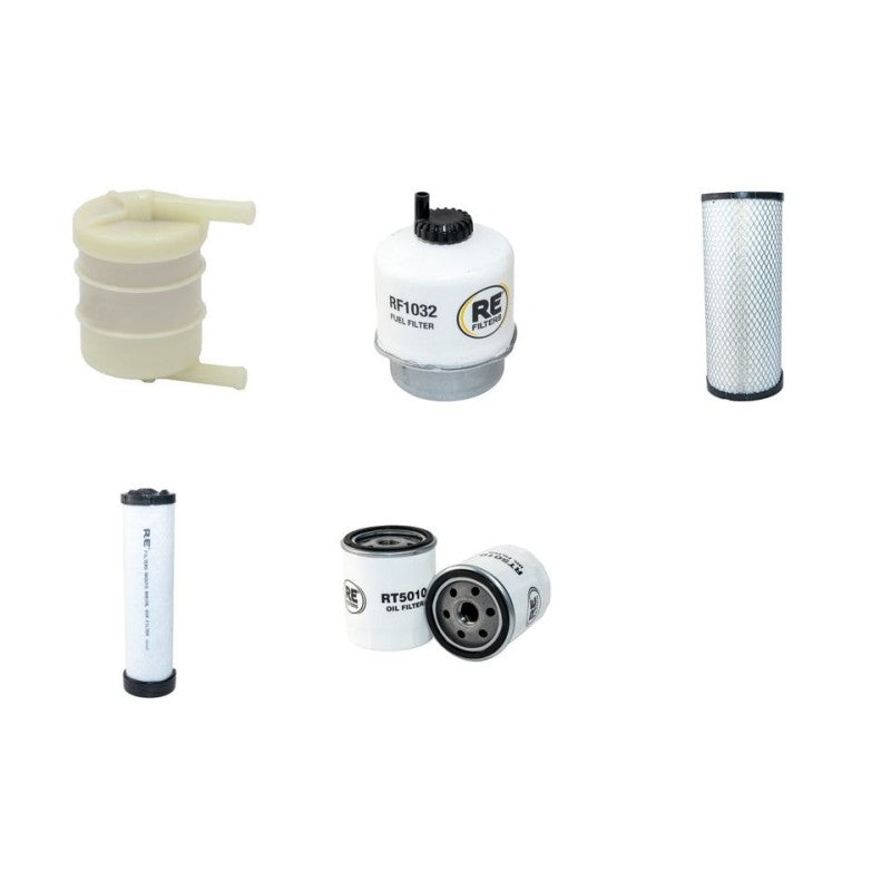 JCB 8045 Filter Service Kit Air Oil Fuel Filters with JCB Engine