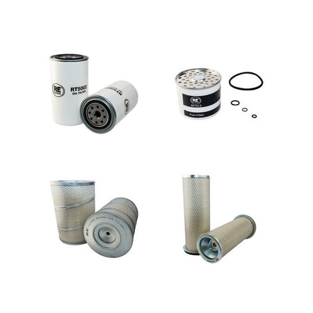JCB 807BT Filter Service Kit Air Oil Fuel Filters with Perkins T6.3544 Engine Serial No 78234-