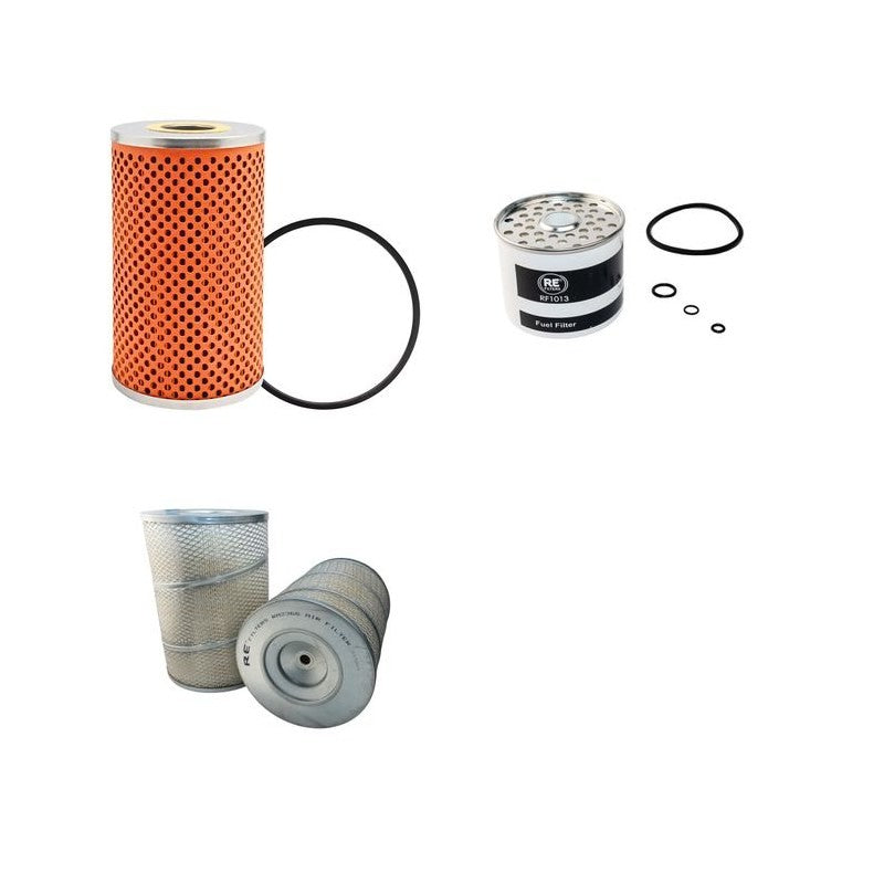 JCB 807 Filter Service Kit Air Oil Fuel Filters with Perkins TC22042 Engine Serial No 75001-78233