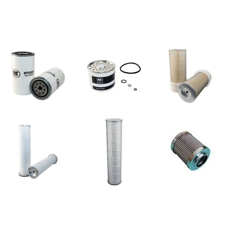 JCB 816S Filter Service Kit with Perkins TW50257 Engine Serial No 650001-