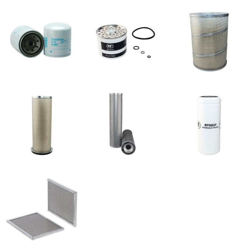 JCB Fastrac 130 Filter Service Kit -Serial NoÂ 636001 Including Hydraulics