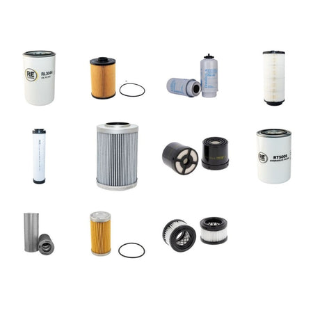 JCB JS160W Filter Service Kit with Isuzu 4Jjaxa1 Engine 2010