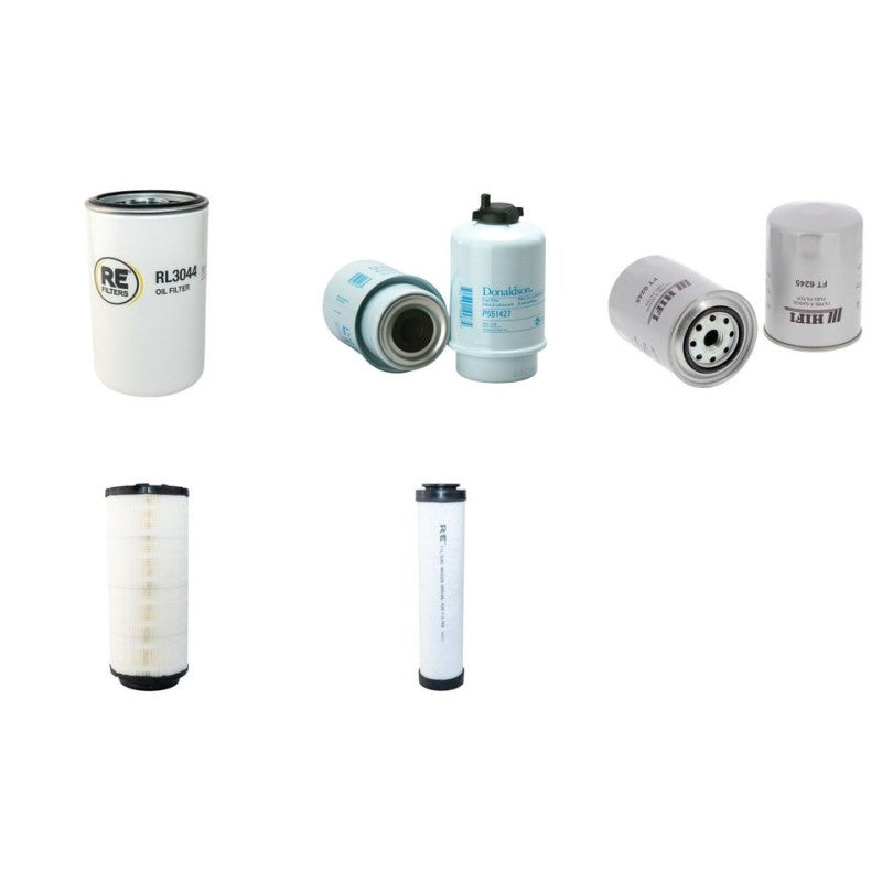 JCB JS160NC /LC/SC AUTOAMS Filter Service Kit Air Oil Fuel Filters with Isuzu Engine Year 2005-