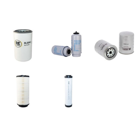 JCB JS160SLP Filter Service Kit Air Oil Fuel Filters with Isuzu Engine Year 2006-