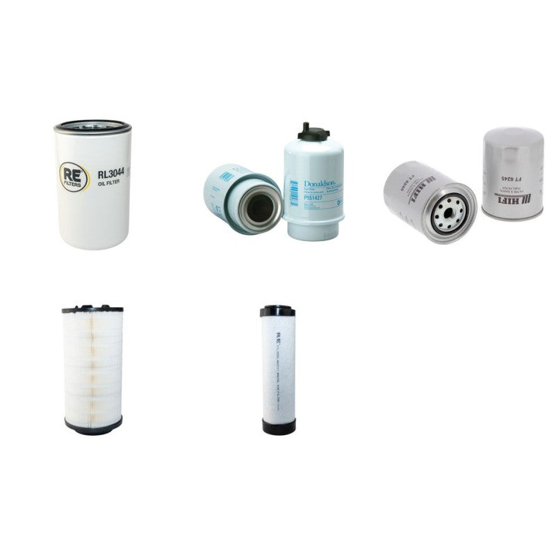 JCB JS200W Filter Service Kit Air Oil Fuel Filters with Isuzu Engine Year 2006-