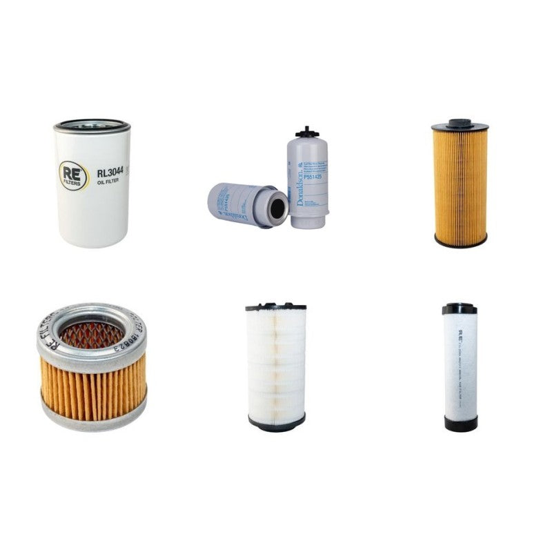 JCB JS235(HD) Filter Service Kit Air Oil Fuel Filters with Isuzu Engine