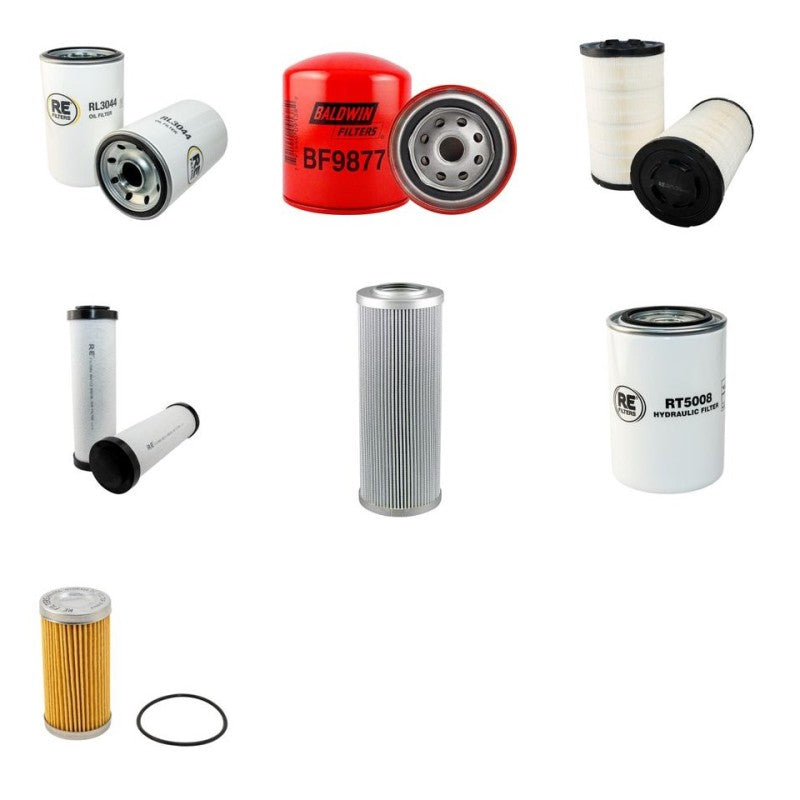 JCB JS240 Filter Service Kit with Isuzu Engine 2004-