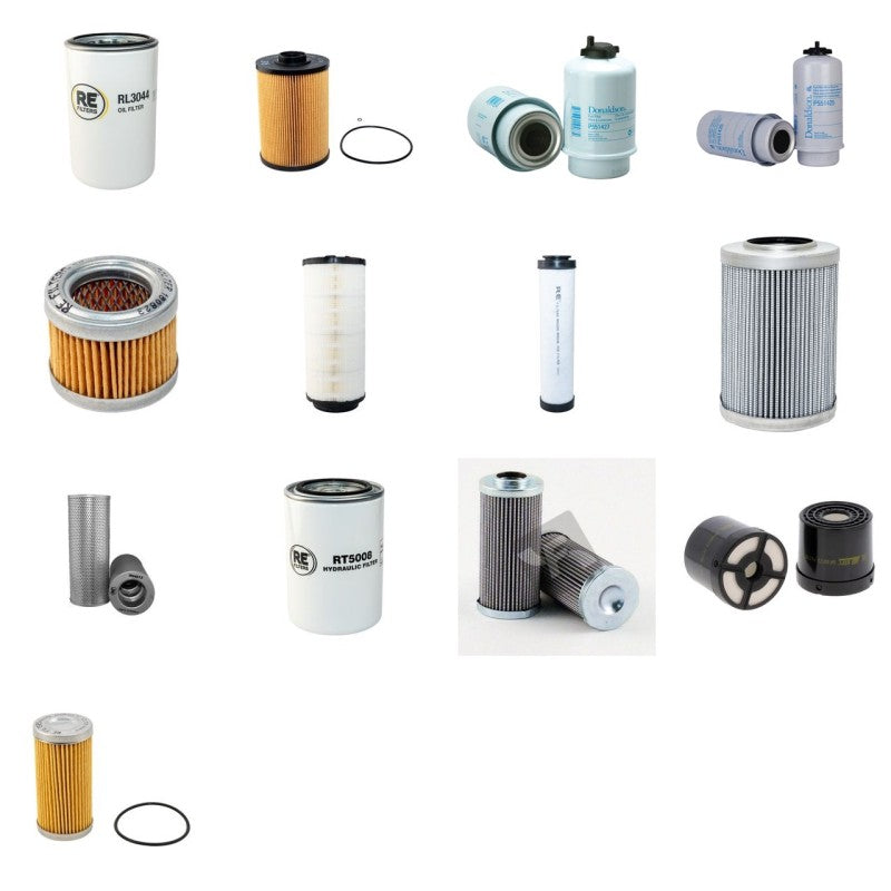 JCB JS130 Filter Service with Kit Isuzu 4JJ1X Engine Tier 3, 2008-