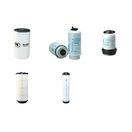 JCB JS145 / JS145W Filter Service Kit with JCB 444T Engine 2014 Air Oil Fuel
