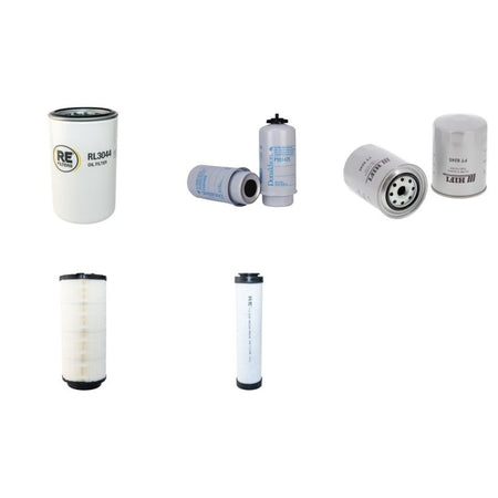 JCB JZ140 Filter Service Kit with Isuzu 4BG1T Engine Air, Oil, Fuel Filters