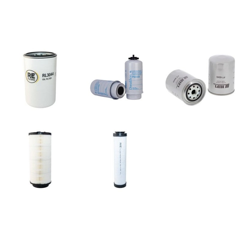 JCB JZ140 Filter Service Kit with Isuzu 4BG1T Engine Air, Oil, Fuel Filters