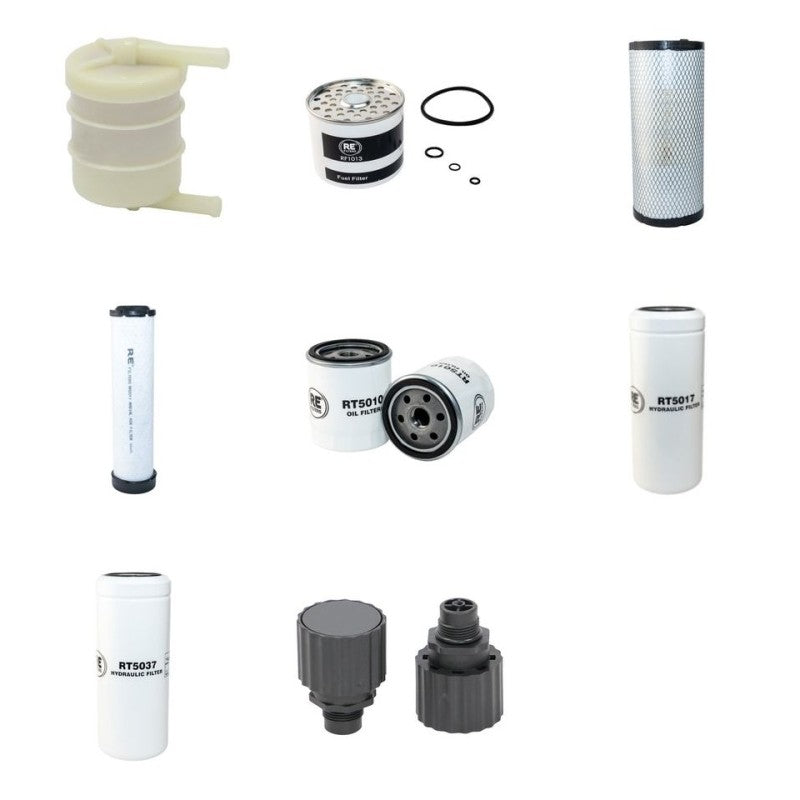 JCB Robot 180 Filter Service Kit with Perkins 404C-22 Engine
