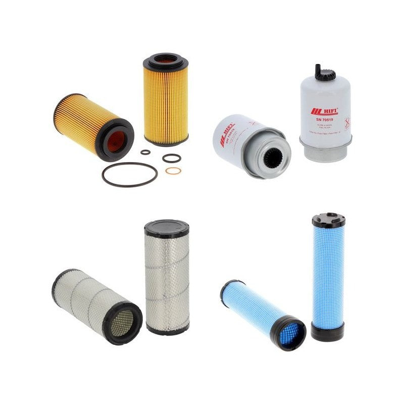 Jcb TELETRUK TLT 35 D Engine Filter Kit with Kohler Kdi 2504 Tcr engine 2015-