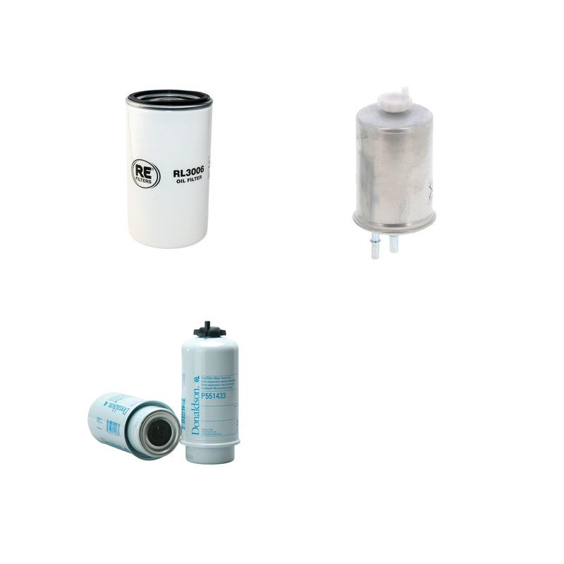 JCB TM3103 Filter Service Kit Air Oil Fuel Filters with JCB 444 DIESELMAX Engine Year 2009-