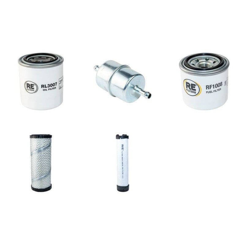 JCB VM1500 Filter Service Kit with Kubota D 1005 Engine 2011-