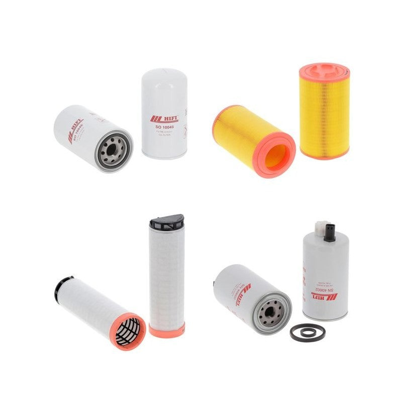 Jcb VM 166 D Engine Filter Kit with Cummins 6CEXL0409AAC engine 2012-