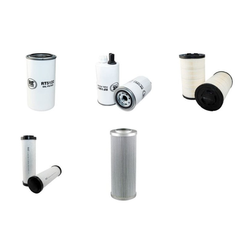 JCB VM166D Filter Service Kit with Cummins 6CEXL0409AAC Engine